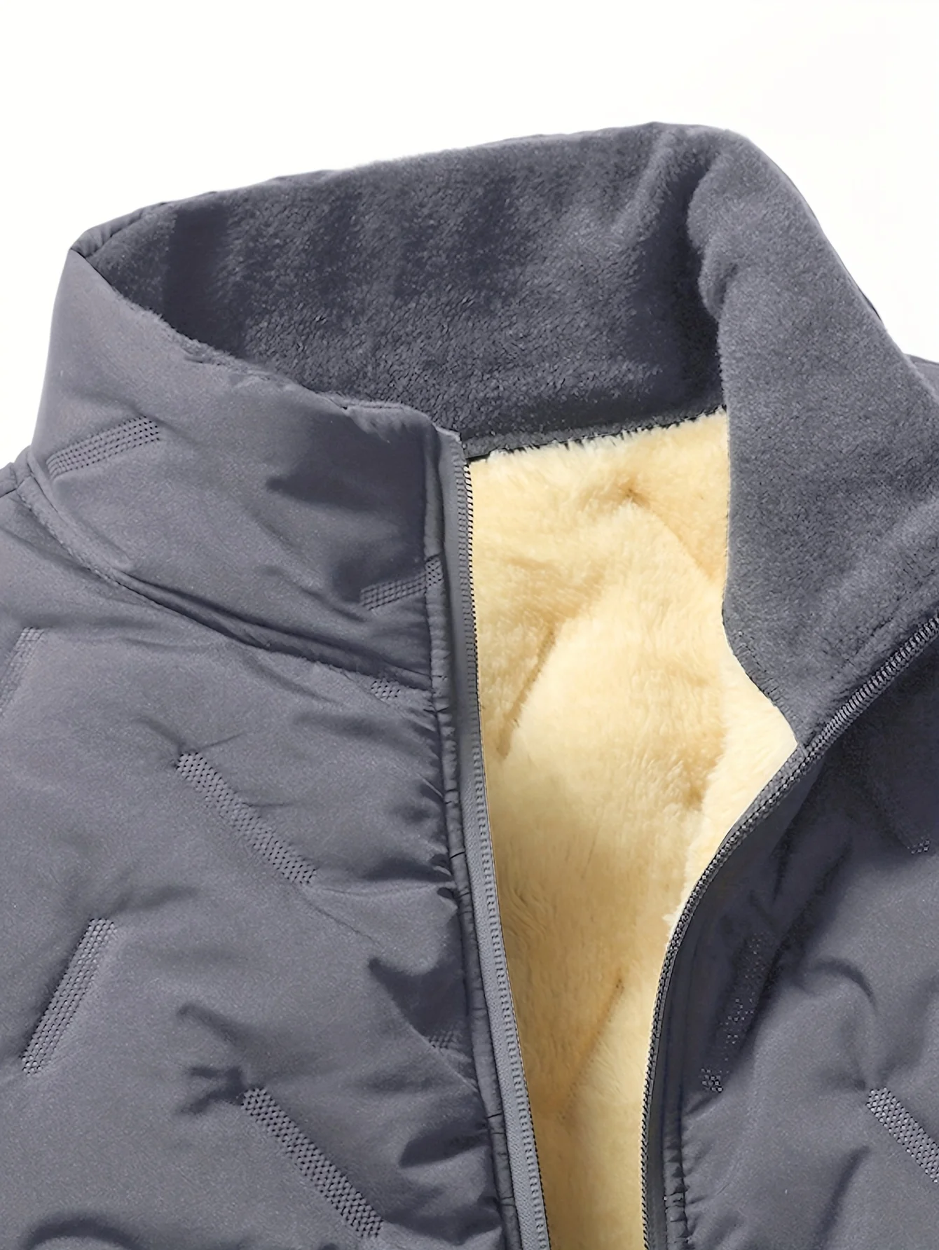 Wintermantel Herren Fleece Sportbekleidung Herren Baumwoll-Kapuzenjacke Herrenbekleidung Langer Parka Mantel Herren Warme Jacke – Detail 13