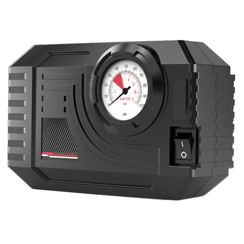 

【HAPPY】Wired Mini Mechanical Air Compressor-Designed For Car, Motorcycle Bicycle Tire Inflation
