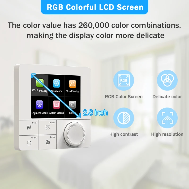 Termostato inteligente con WiFi para calefacción de suelo, controlador de temperatura de 220V para caldera de agua/Gas, Tuya, Google Home y Alexa