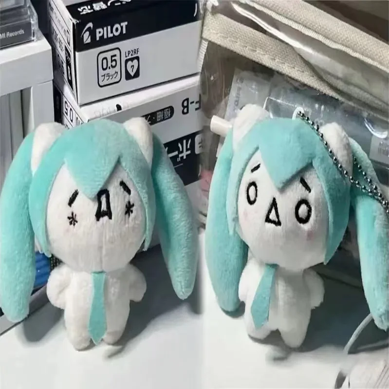 Hatsune Miku Anime Kawaii Mini Q Version Student School Bag Plush Doll Pendant Doll Keychain Girl Gift Akcesoria dla przyjaciół