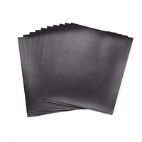 10Pcs 5x7 Inch/A4 Size Thin Single-Side Magnetic Sheets for Die Storage Pockets and Magnet, Clear Stamp Storage