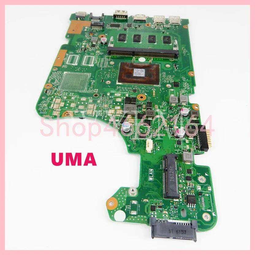 X555DG E1/A4/A6/A8/A10 Mainboard For ASUS X555DA X555YA X555D X555Y X555DG X555YI K555D X555BA X555BP X555QA Laptop Motherboard