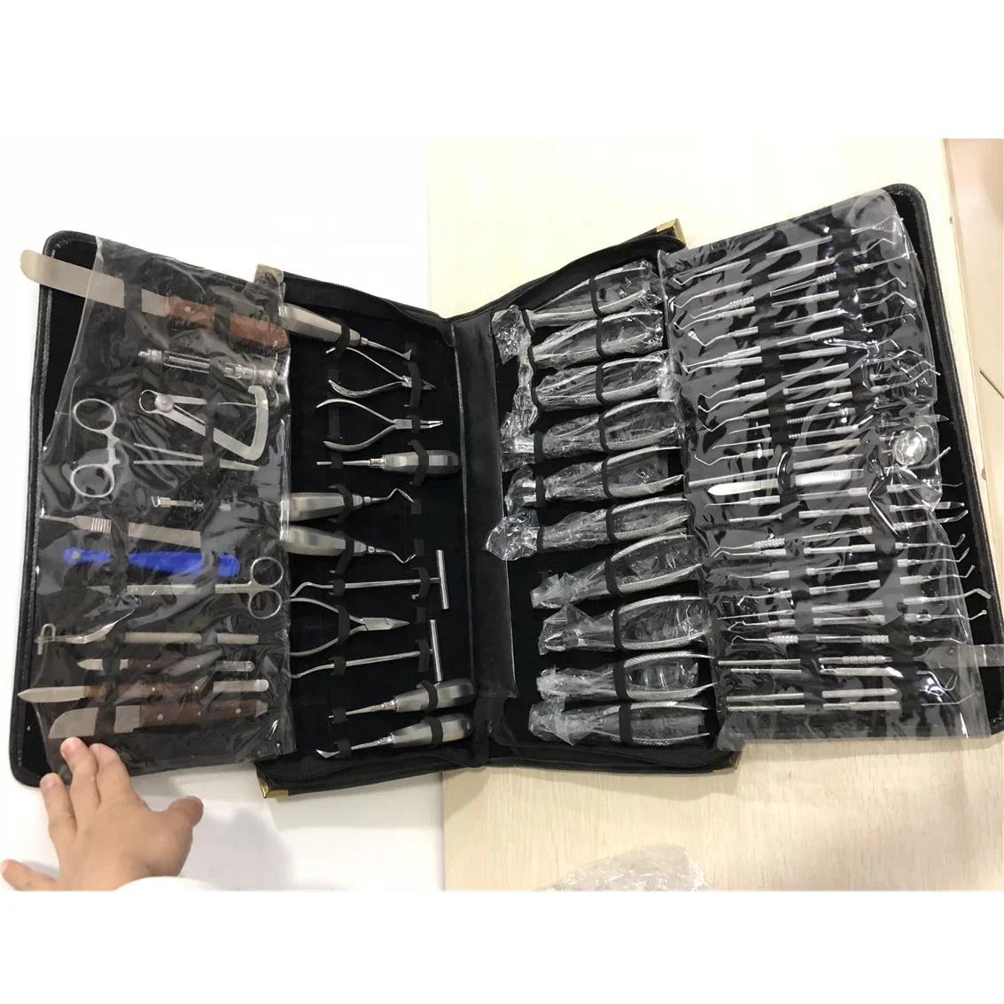 Plenty kinds of dentals tools, a whole set surgical instrument forceps tweezers Cement pluggers Cement spatulas etc