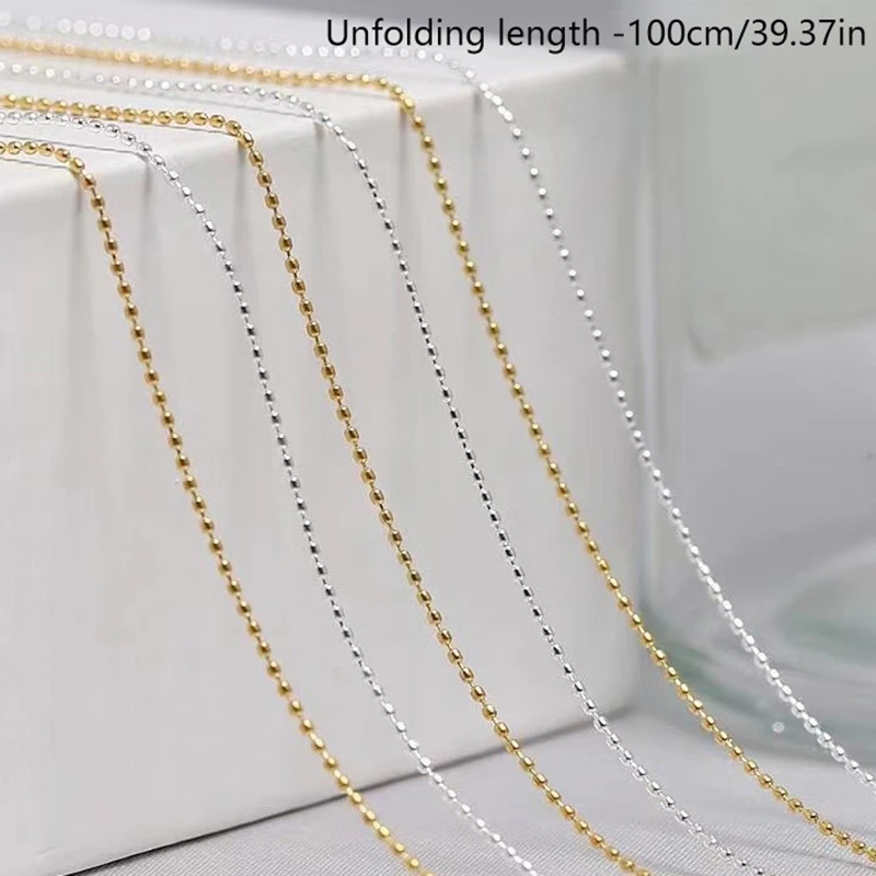 100cm Metal Chains Nail Charm Rhinestone 3D Nail Art Decorations French Nail DIY Accessories Manicure Tools