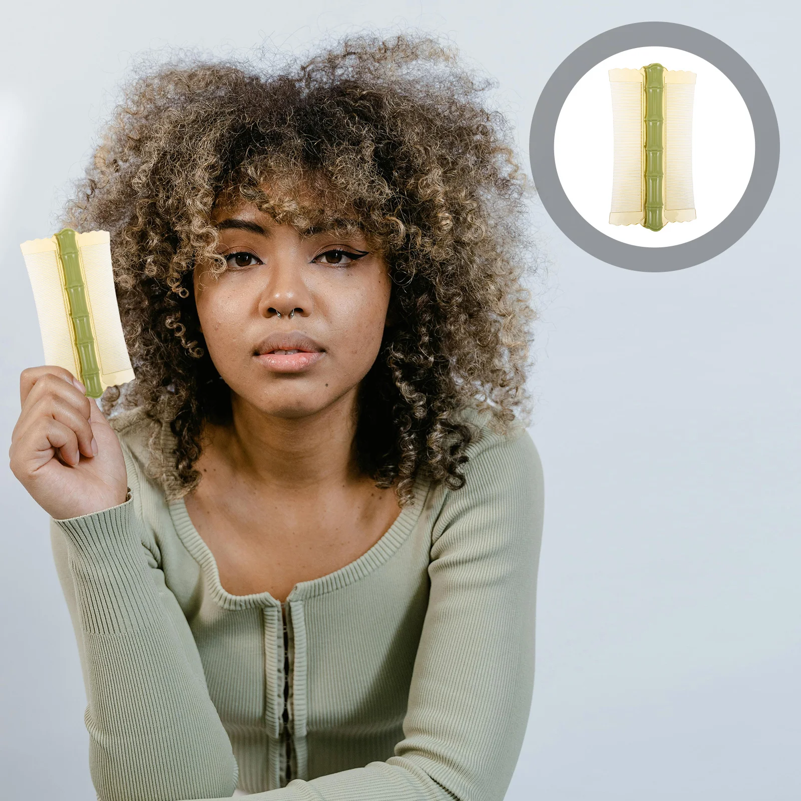 

Double Sided Comb Fine Teeth Plastic Pet Grooming Tool For Dandruff Removal Kids Beard Hair Portable Nit Treatment