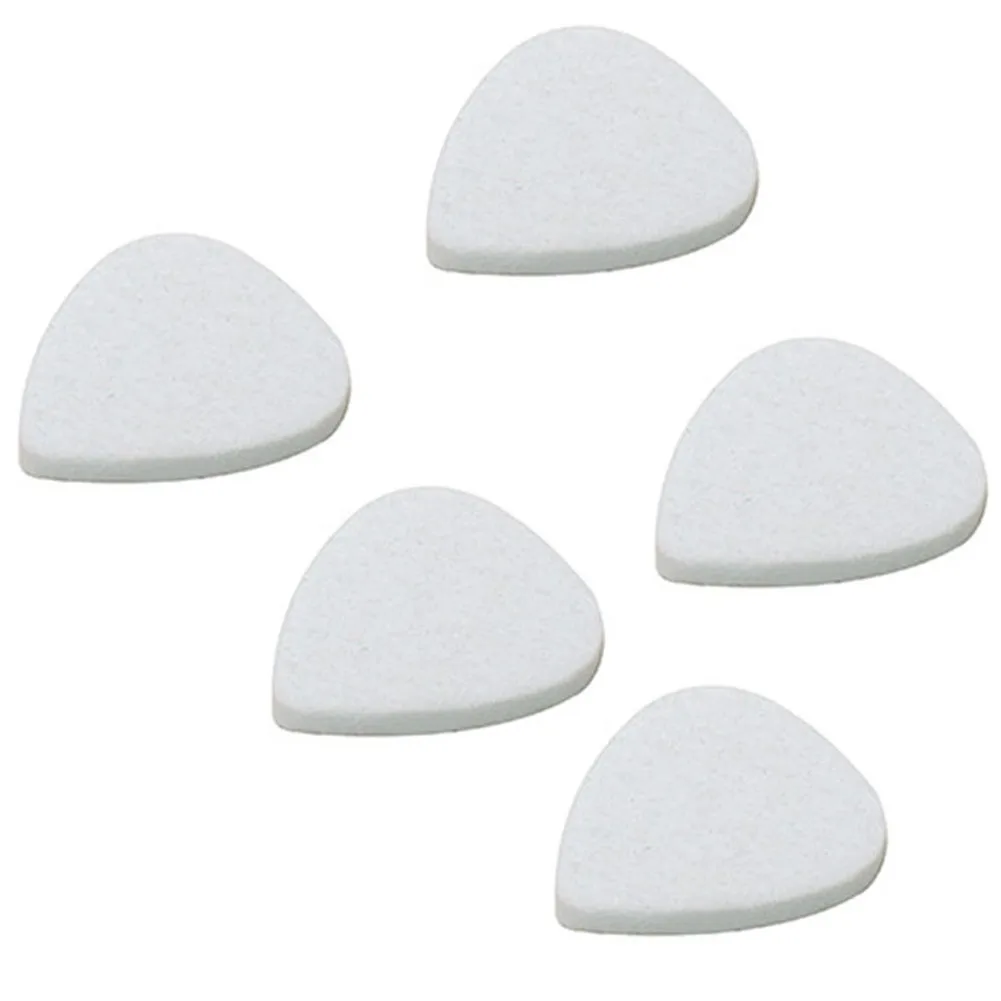 5pcs Ukulele Soft Felt Picks Professional Colorful Concert Soprano Tenor Plectrum Musical Instruments Ukelele Accessories