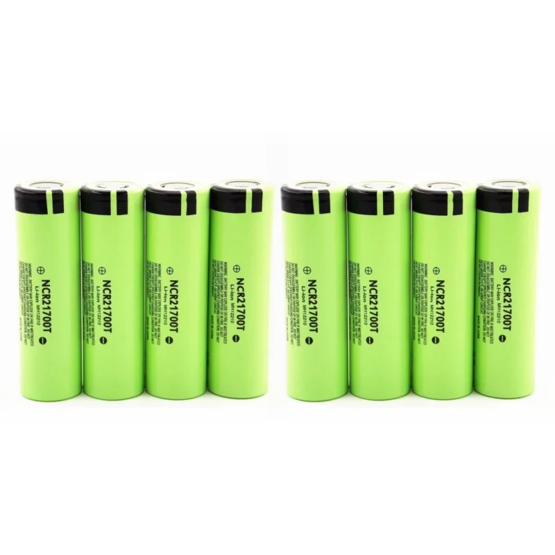 21700 3.7V 5000mAh flat top lithium-ion rechargeable battery, used for flashlight and car battery components