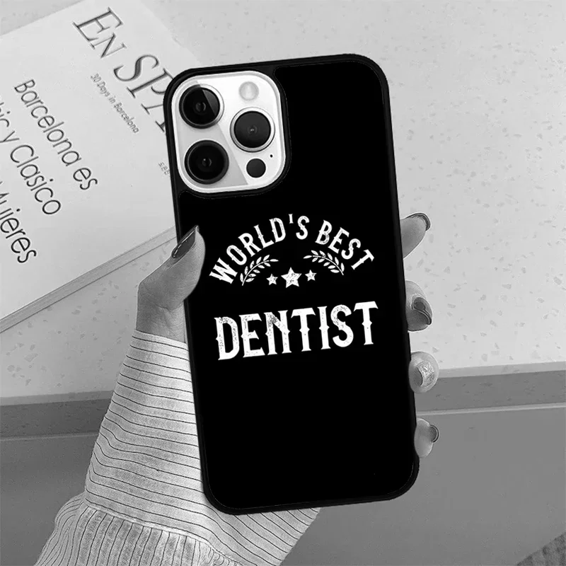 Dentista cita capa de telefone, capa para iPhone SE 2020, 15, 14, 13 Pro Max, 12, 11 Pro Max, Apple 8 Plus, 7, XR, XS