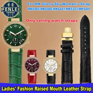 20*12mm Lederuhr Armband für Michael Kors Mk6985 6986 2425/2433 2277 Herren -Uhren -Armband -Lederarmband Hauptverkäufe Michael Kors - №9