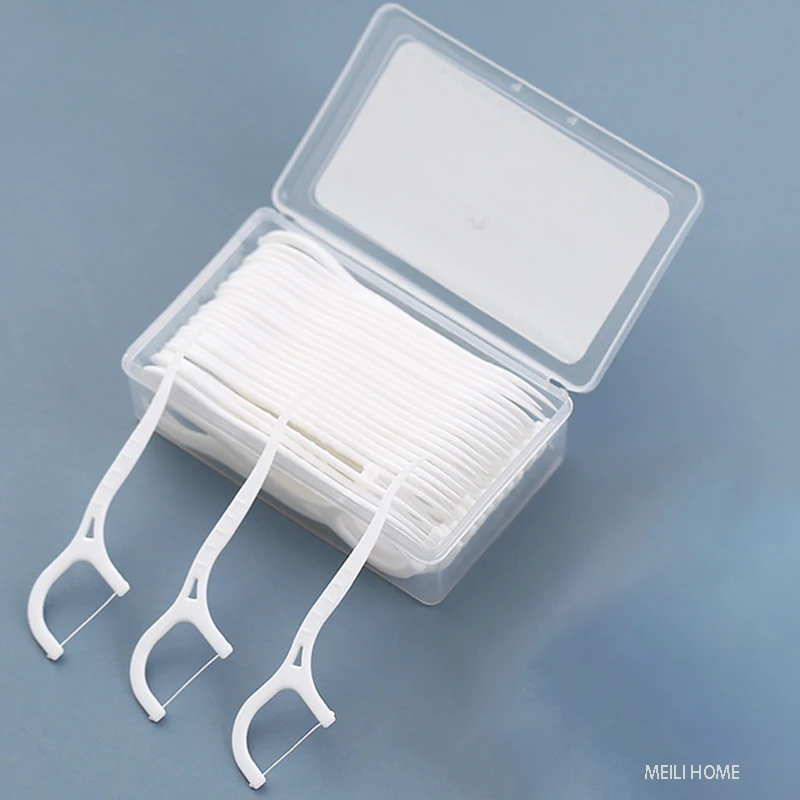 Disposable Floss Toothpick Tooth Cleaning Gadget Brushing Teeth Washing Supplies Oral Health Cleaning Tools Home Daily Supplies