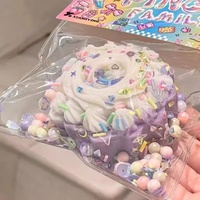 Taba Squishy Cake Doughnut Stress Relief Toy Sensory Fidget Toys for Kids Adults Slow Rebound Anxiety Relaxation Squeeze Toys