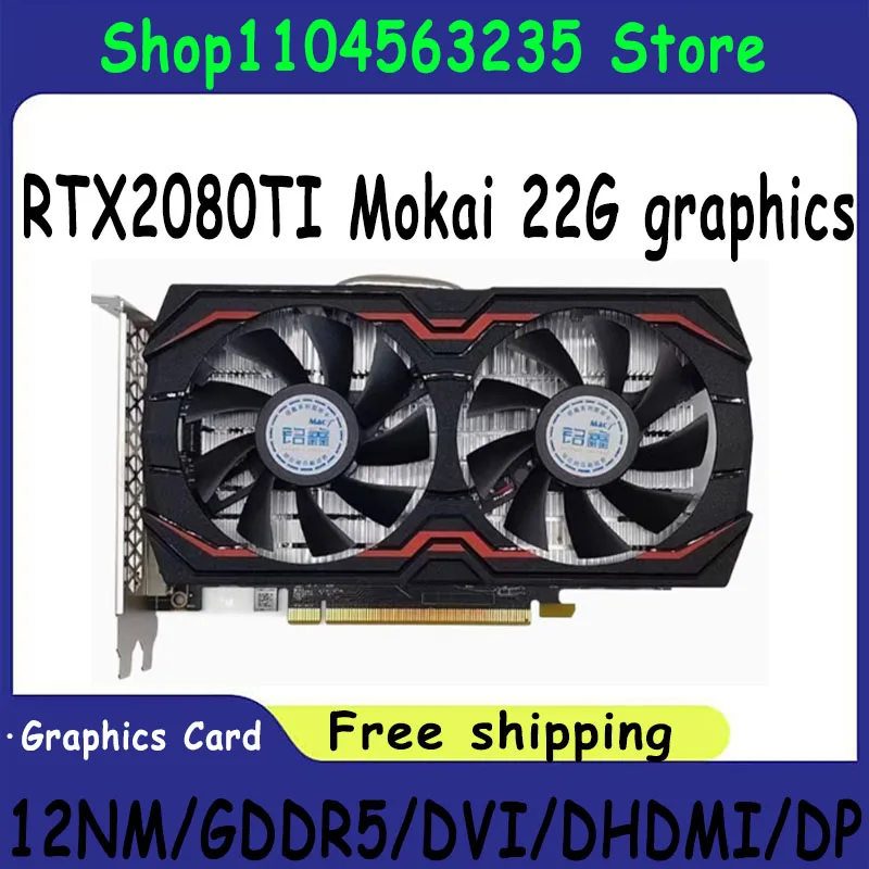 MOUGOL AMD Radeon RX580 8GB Graphics Card GDDR5 Memory 2048SP 256Bit PCI-E3.0x16 GPU DP DVI for Computer Gaming Video Card