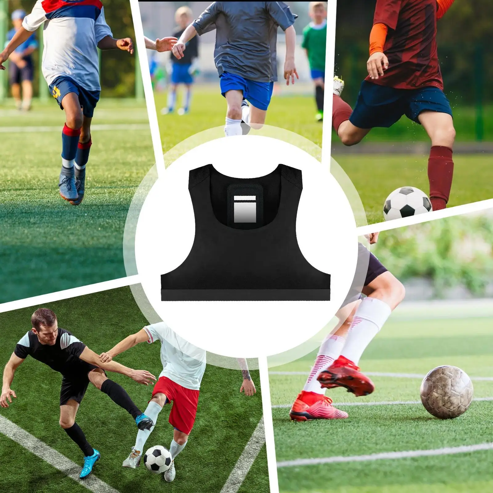 Picture 7: Football Vest Positioning Tracker Vest, Football Training Vest. The vest can hold the tracker No GPS, Only Vest