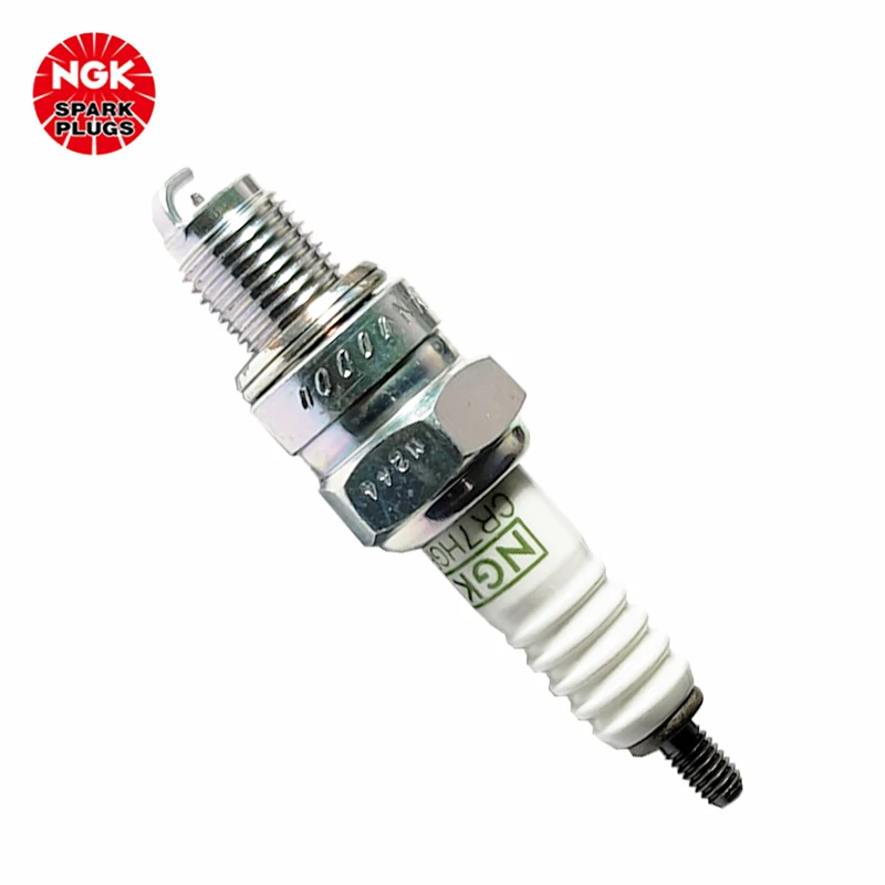 NGK motorcycle Platinum spark plug CR7HGP is suitable for Jinan Light riding/Longxin motorcycle/New continent Honda(1pcs)