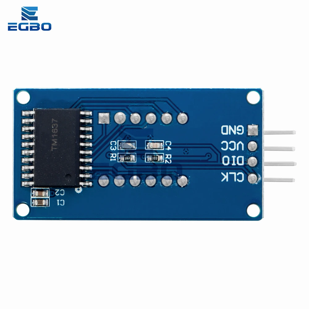 1 ~ 10 قطعة EGBO TM1637 4 بت وحدة عرض LED رقمية 7 قطعة 0.36 بوصة ساعة أنبوب الأنود الأحمر أربعة لوحة للقيادة التسلسلية حزمة