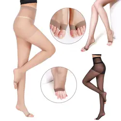 Women Open Toe Sexy Sheer One Size Ultra-Thin Slim Stretch Pantyhose Tight Seamless Female Nylon Tights Fashion Sexy Lady