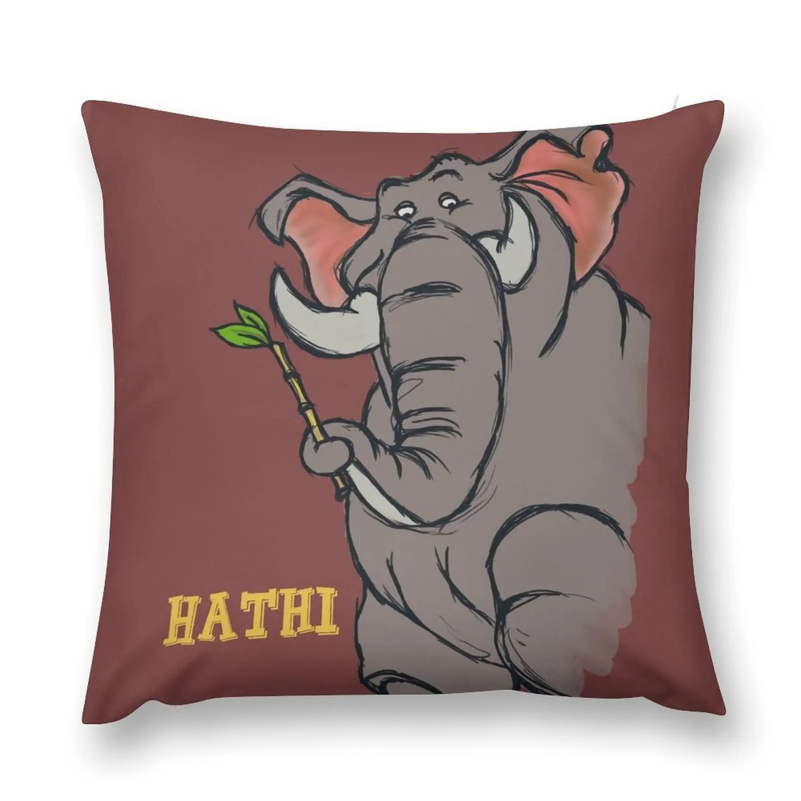 

Hathi Throw Pillow Pillowcases Bed Cushions luxury decor Pillow Cases Sofa Cushions Cover pillow