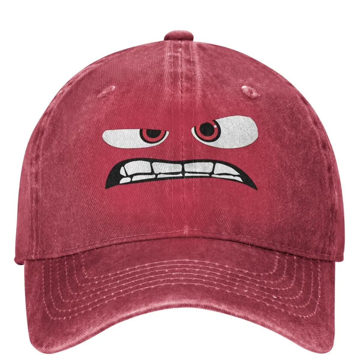 Fun Anger Face Inside Out Casual Baseball Cap Spring Trucker Hat Sun-Proof  Hip Hop Hats Men Adult Streetwear Baseball Caps