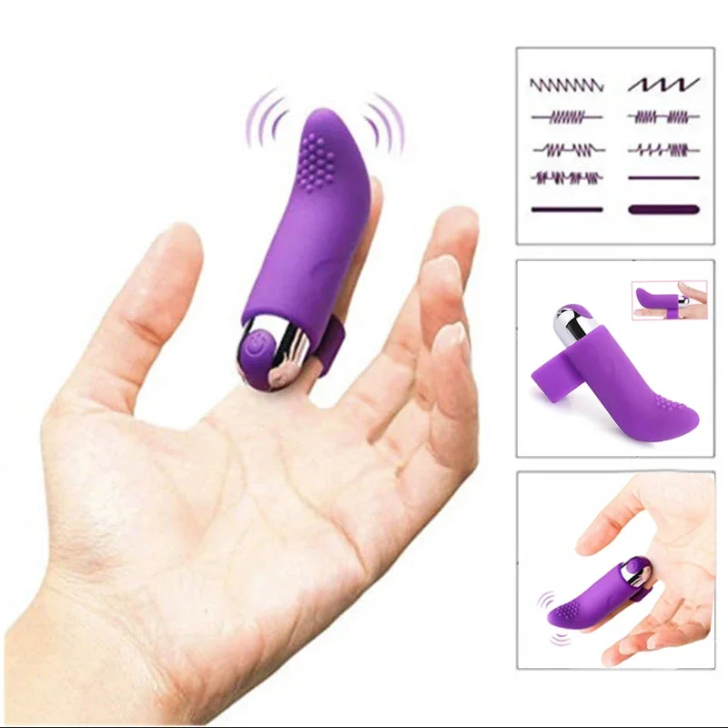 10 speeds USB charging finger vibrator dildo for women clitoris stimulation silicone anal massage adult sex toys 18