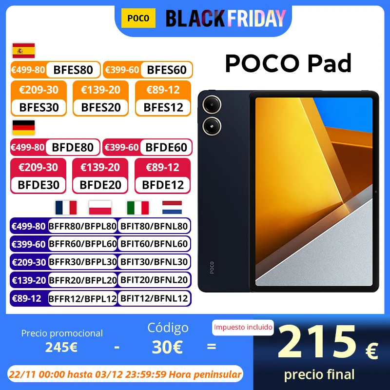 World Premiere Global Version POCO Pad Tablet 12.1\