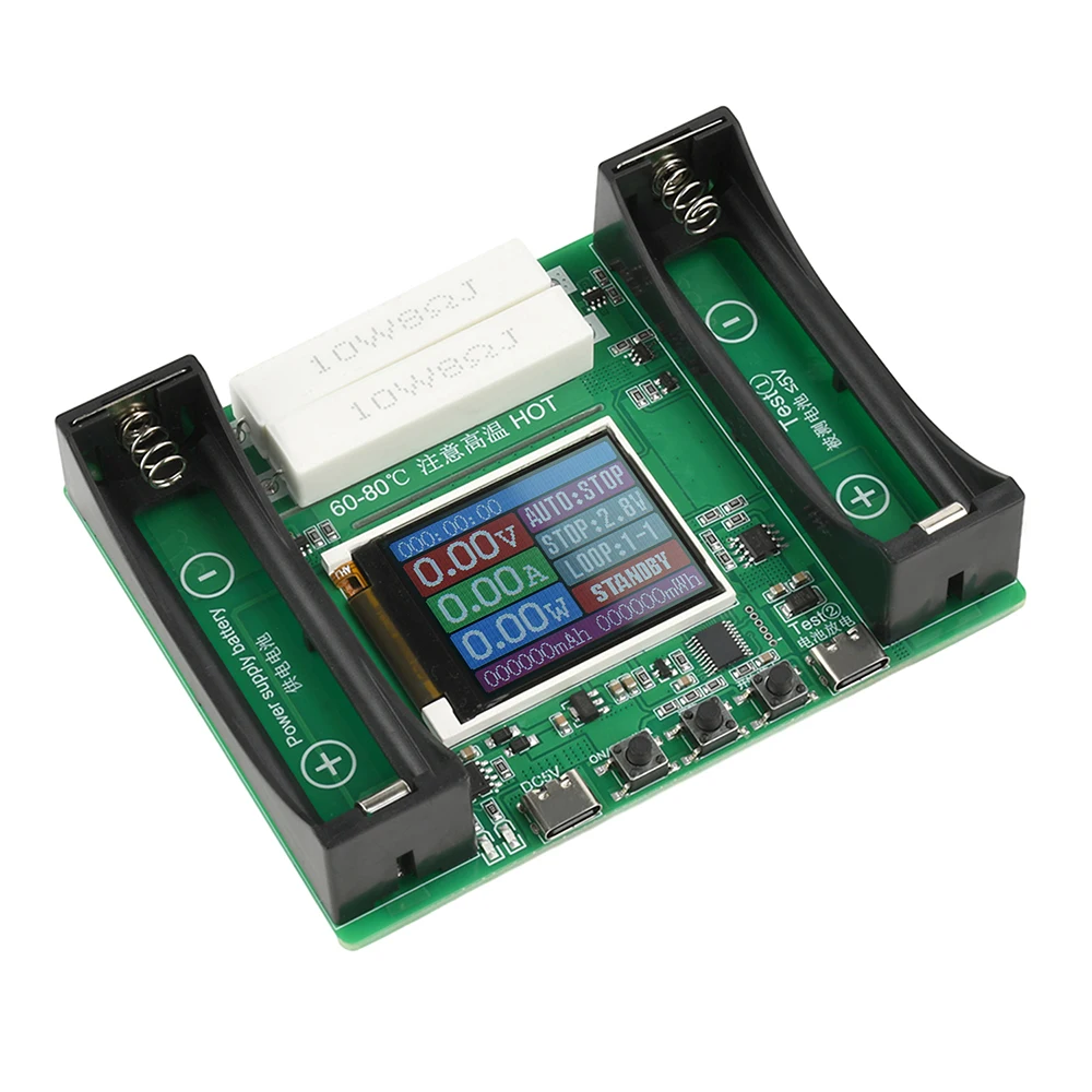 Typ-C LCD-Display Batteriekapazitätstester Lithium-Batterie-Innenwiderstandstester für 18650 Lithium-Batterie-Tester – Detail 7