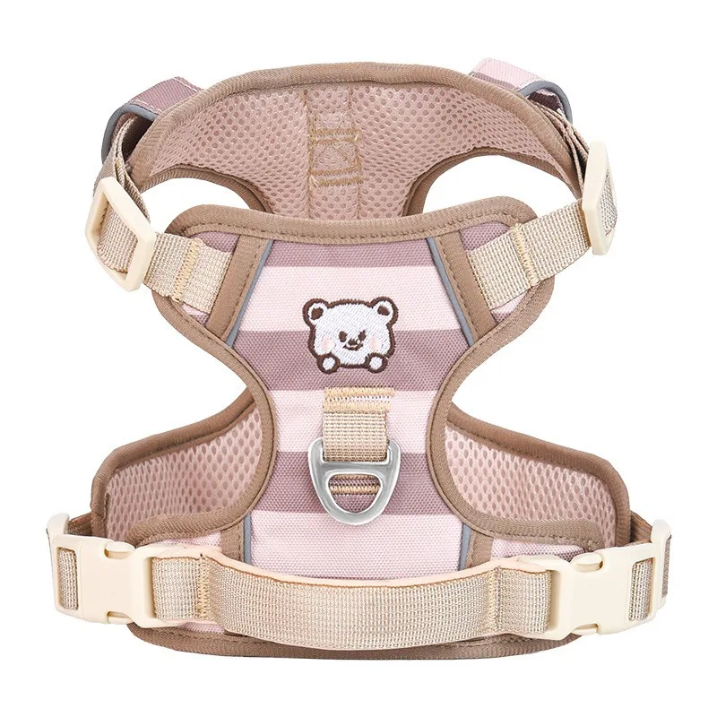 

Светоотражающий жилет для домашних животных с вышивкой — устойчивый к побеге регулируемый шлейка для собак для маленьких, средних и больших собак