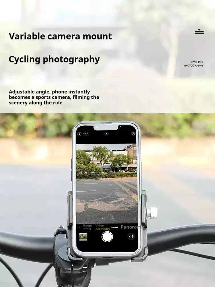 GUB PLUS 21 Motorcycle Bike Phone Holder Aluminum Alloy Cell Phone Holder Bracket Rotatable Adjustable Anti-slip Cycling Parts