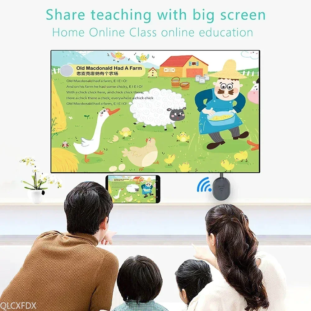 جديد E38 1080P TV Stick 2.4G 5G لاسلكي واي فاي عرض دونغل استقبال مرآة شاشة العارض ليوتيوب لنظام أندرويد iOS لينكس