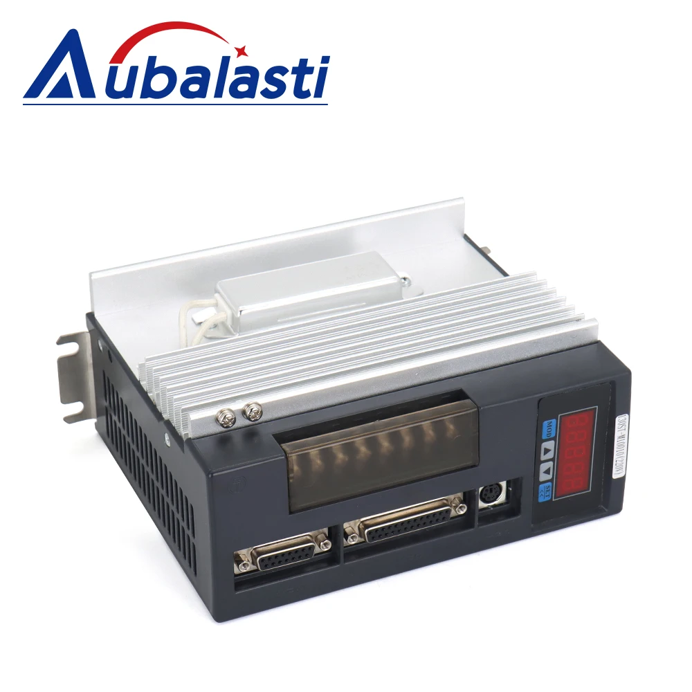 Aubalasti Stock 1KW AC Servo Motor Kits 80ST-M04025 4N.m 220V 2500RPM with port Match Driver AASD-20A for CNC Engraver Machine