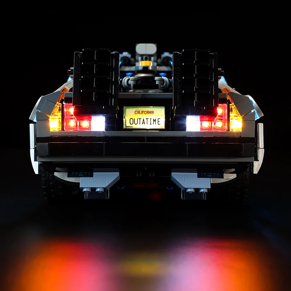 LED Lighting Set Suitable for LEGO Back To The Future Time Machine10300 Building Blocks DIY Lamp Toys(Not Include Model Bricks)