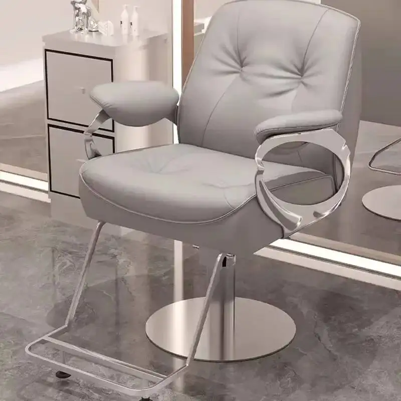 كرسي الحلاقة الرجعية Cadeira الذهب الحلاق الأثاث الجمالية دي قسط الحديد تصفيف الشعر صالون تجميل كرسي الحلاق Barbeiro #5