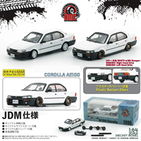 New BMC 1:64 Corolla AE100 1996 Grey Diecast Alloy Toy Cars Simulation Model By BM Creations For Collection gift