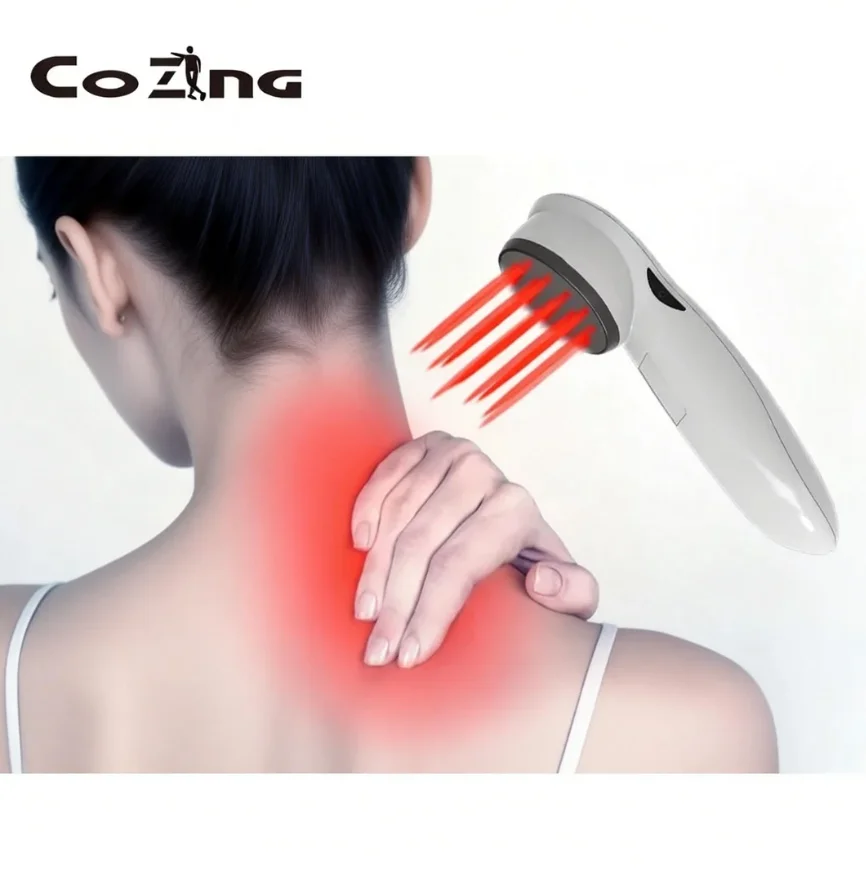 

【Портативное облегчение боли】Устройство холодного лазера 650 нм 808 нм | Ручное терапевтическое оборудование при артрите и мышечной боли | Здравоохранение