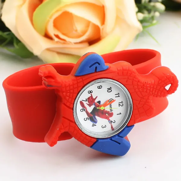 2022 Cartoon Watches Fashion Children Boys Students Sports Silicone Analog Wristwatch