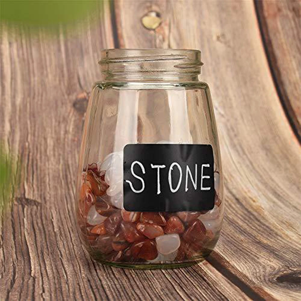 防水再利用可能な黒板ステッカー、黒板ラベル、メイソンジャー、クラフト、結婚式、保管、キッチンタグ、整理、120〜300個に適しています