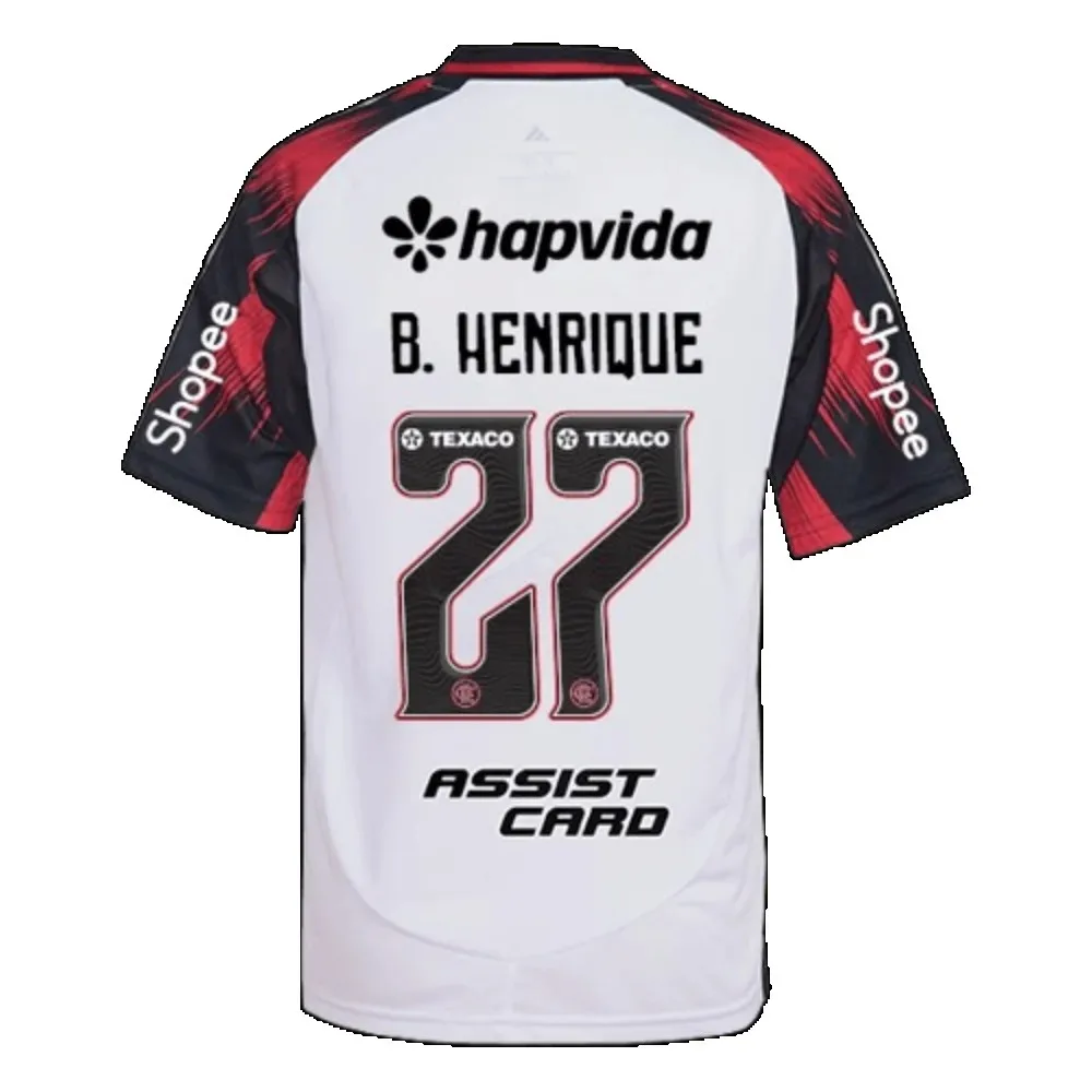 25-26 فلامنغو بعيدا والمنزل قمصان كرة القدم ثلاثية الأبعاد مطبوعة قصيرة الأكمام تي شيرت رياضي نفس الكبار والأطفال تي شيرت