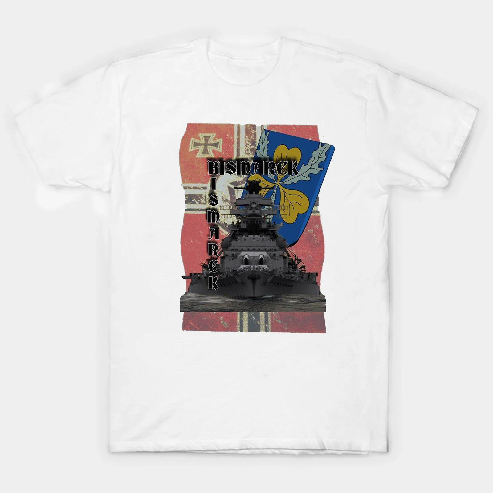 Schlachtschiff Bismarck Kriegsmarine Bismarck Battleship T-Shirt. Summer Cotton Short Sleeve O-Neck Mens T Shirt New S-3XL