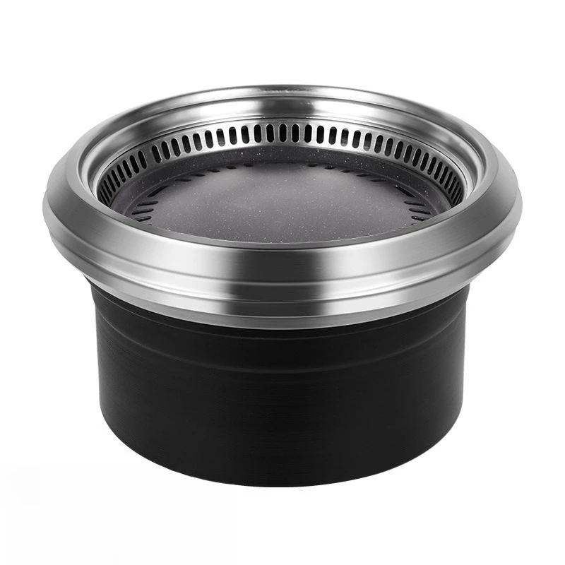 

Smoke Exhaust Round Pure Copper Heating Tube Smoke Exhaust + Electric Oven Commercial Stainless Steel Mosquito