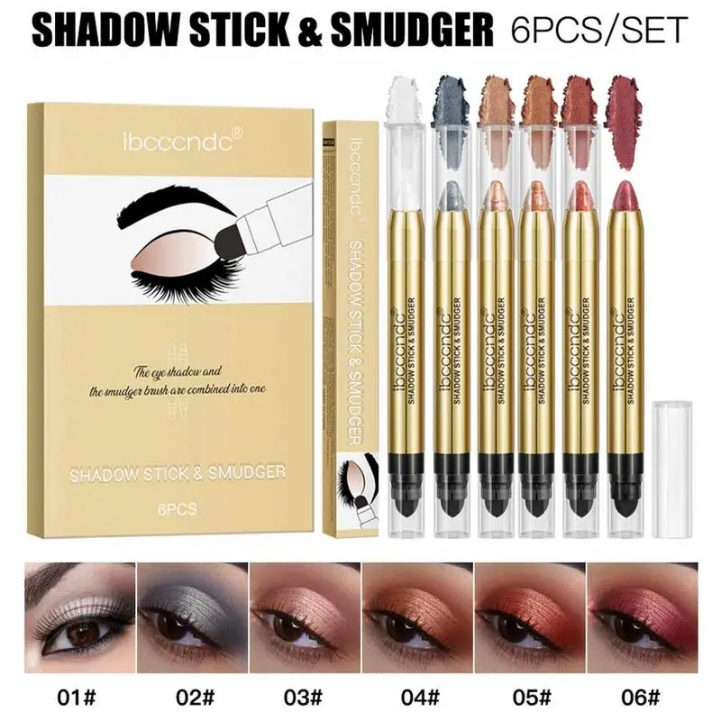 

Smoky Eyeshadow Dual Head Shimmer Eyeshadow Annual Popular Colors Warm And Bright Tones Natural Eyeshadow Gift For Girlfriend