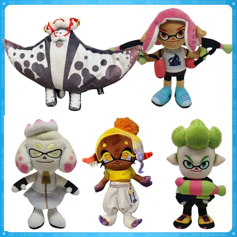 Anime Splatoon 3 Plush Toys Plushie Juguetes De PelucheRoom Decor Aesthetic Cosas Kawaii For Kids Christmas customized Gifts 