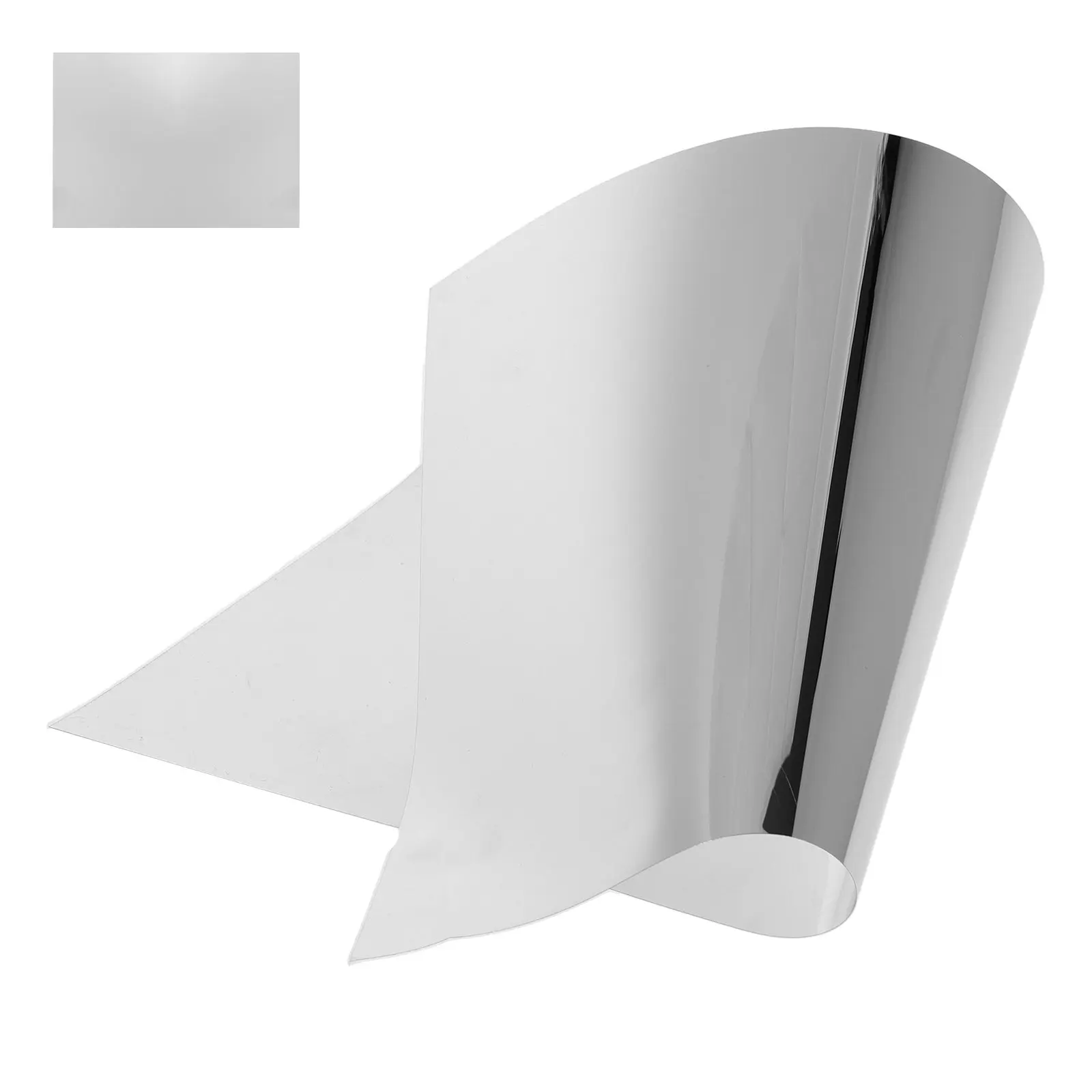 Adhesive Flexible Pc Resin Mirror Sheet for DIY Kaleidoscope Crafts Kids Educational Activities Safe Baby Play Nursery Wall