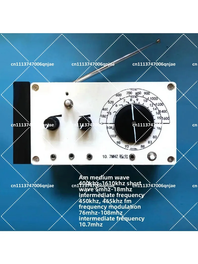 

AM/FM Signal Generator Wireless Transmitter RF Source for Receiver Testing Wireless Mic