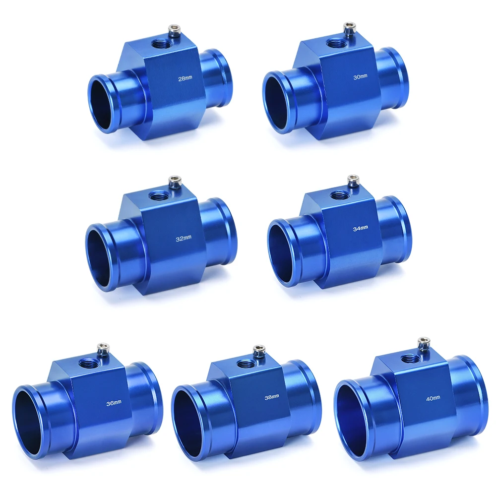 Newest 1 Piece Water Temp Temperature Joint Pipe Sensor Gauge Radiator Hose Adapter Size 26/28/30/32/34/36/38/40mm