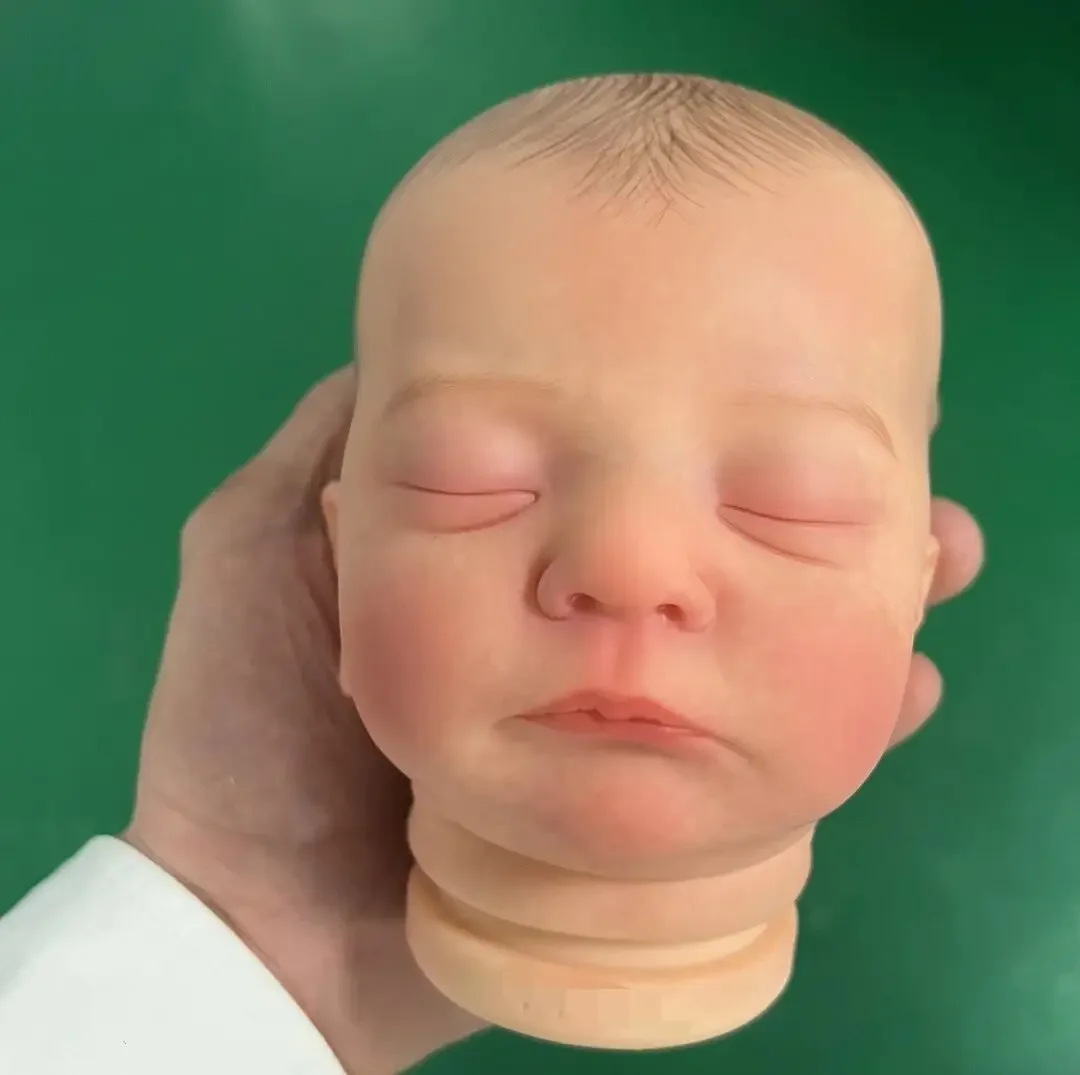 NPK 19'' Kit bambola rinata per neonato Baby Kai Realistico Soft Touch Parti di bambola non finite già dipinte