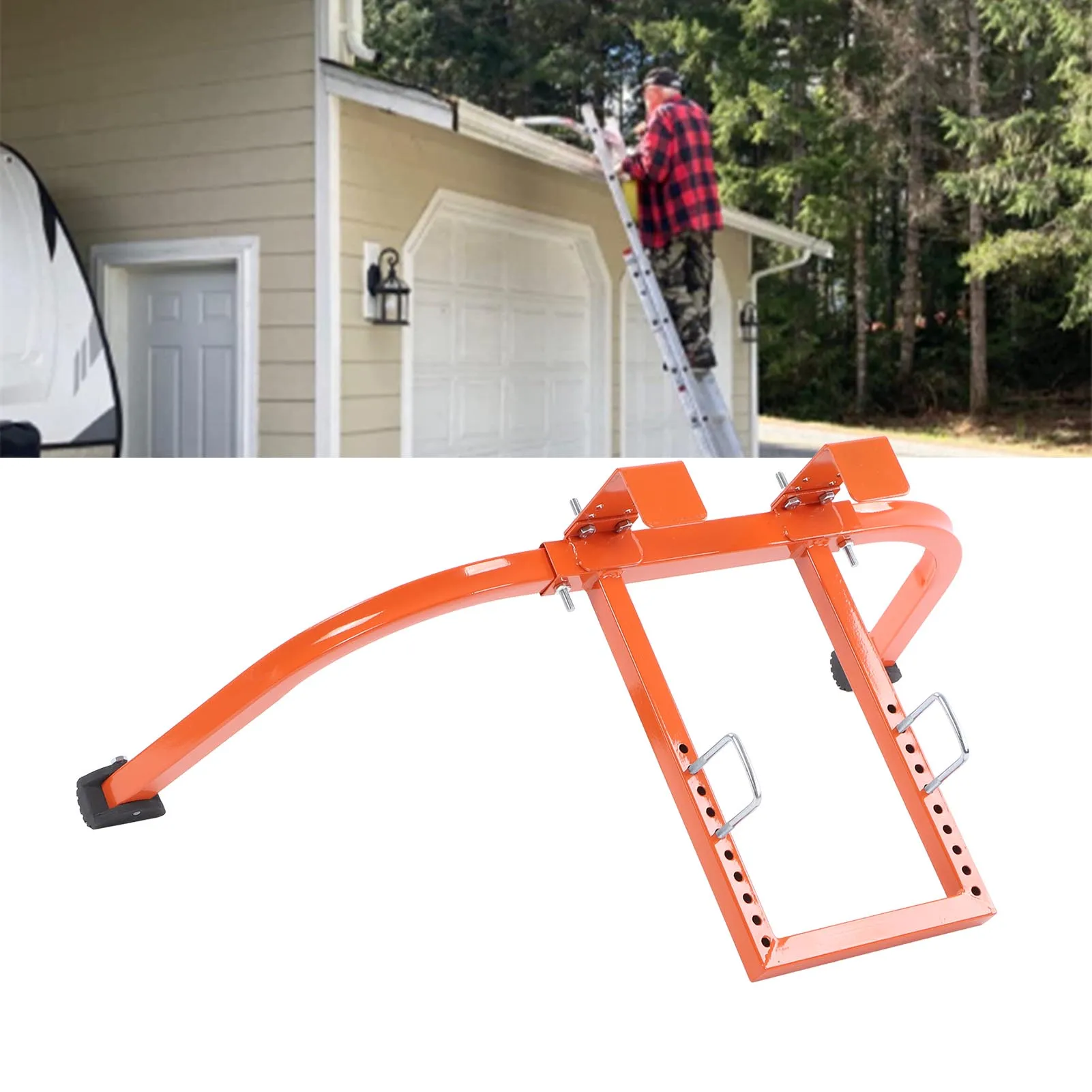 

Ladder Stabilizer Ladder Stabilizer Steel Ladder Roof Hook Wing Span Standoff for Climbing Painting Ladder Span Ladder Standoff
