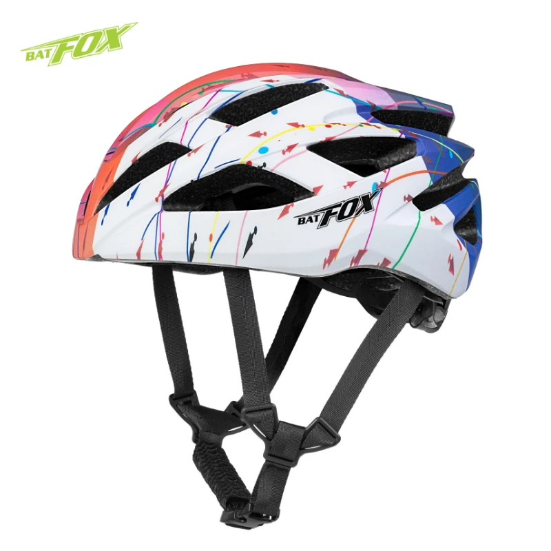 

BATFOX Road Bicycle Helmet Lightweight Anti-Impact Road Bike Helmet 21 Vents 240g Adjustable Cycling Safety Helmet