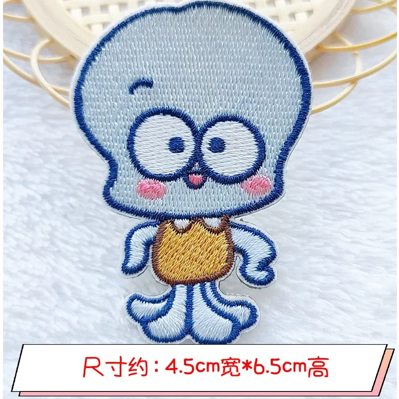 Cute Sponge-Bob Patches on Clothes Embroidery Patch for Clothing Thermoadhesive DIY Pants Jackets Accessories Stickers Gifts