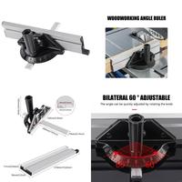 964E Adjustable Miter Gauges Plate Ruler Table Sawing Guides Miter Gauges Woodworking Tool Replacement Accessories