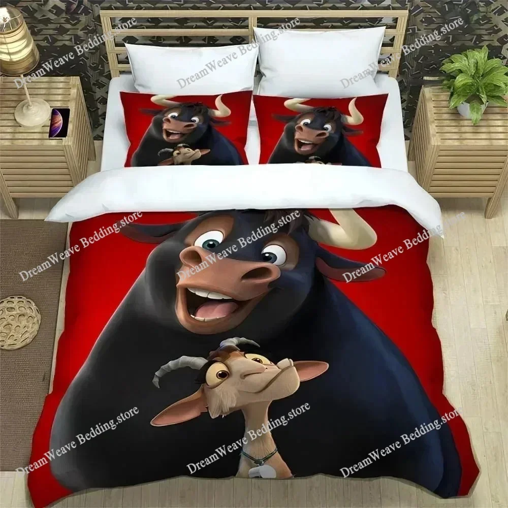 

3D Print Cartoon Ferdinand Bedding Sets Exquisite Bed Supplies Set Duvetcover Bed Comforter Luxury Birthday Gift Quilt Cover963