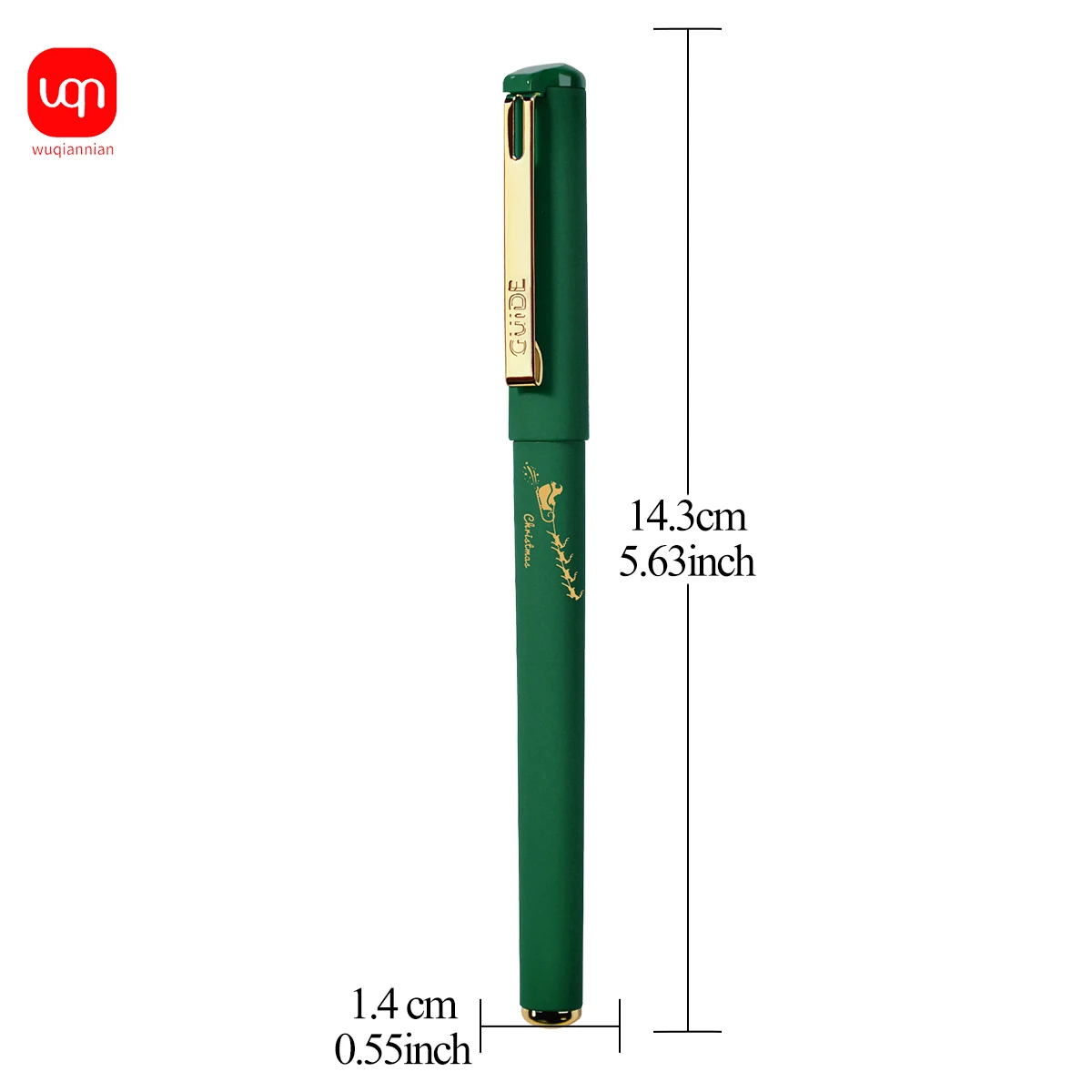 Green Gel Pen Black Ink Line 0.7/1.0mm Liquid Ballpoint Pen Kawaii Pen Writing Tools School Office Stationery Supplies